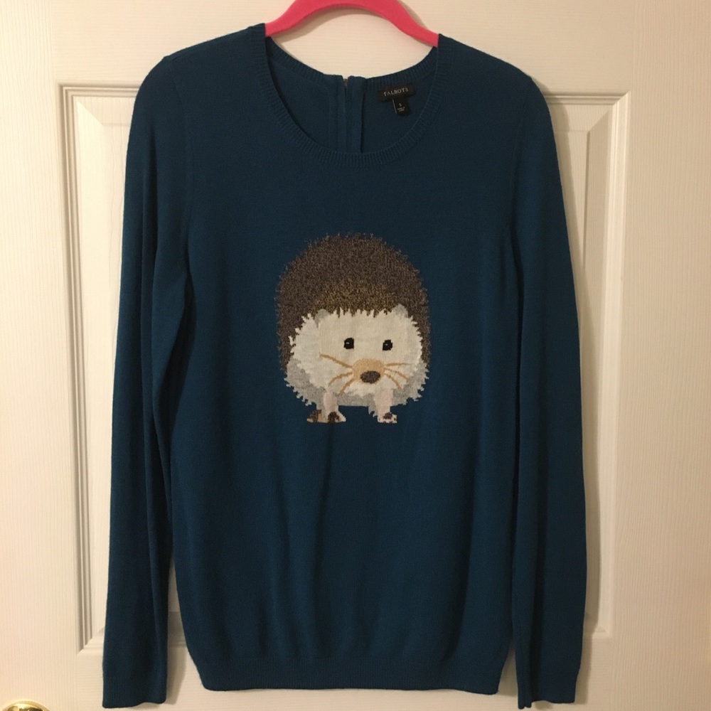 Teal Hedgehog sweater